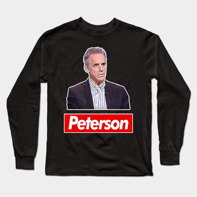 Jordan B Peterson /   Tribute Design Long Sleeve T-Shirt by DankFutura